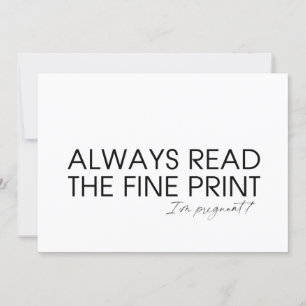 Niedliche schwangere Eltern, die wir erwarten Baby Karte