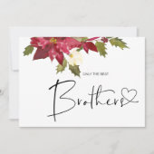 Niedliche Schwangerschaft Offenbarung Brother New  Karte (Vorderseite)