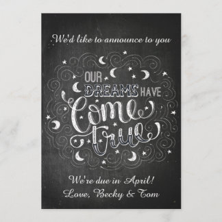 Niedliche Schwangerschaftsankündigung Ankündigung