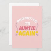 Niedliche Schwangerschaftsankündigung: Förderung v Ankündigung (Vorne/Hinten)