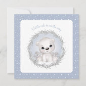 Niedliche Schwangerschaftsankündigung von Polar Be (Vorderseite)