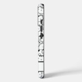 Niedliche Schwarz-Weiß-Katzen Case-Mate iPhone Hülle (Rückseite / Links)