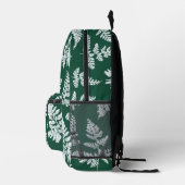 Niedliche Schwarz-Weiß-Muster-Monogramm-Initialen Bedruckter Rucksack (Rechts)