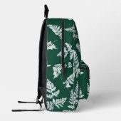 Niedliche Schwarz-Weiß-Muster-Monogramm-Initialen Bedruckter Rucksack (Links)
