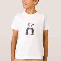 Niedliche Schwarz-Weiß-Panda-Skizze