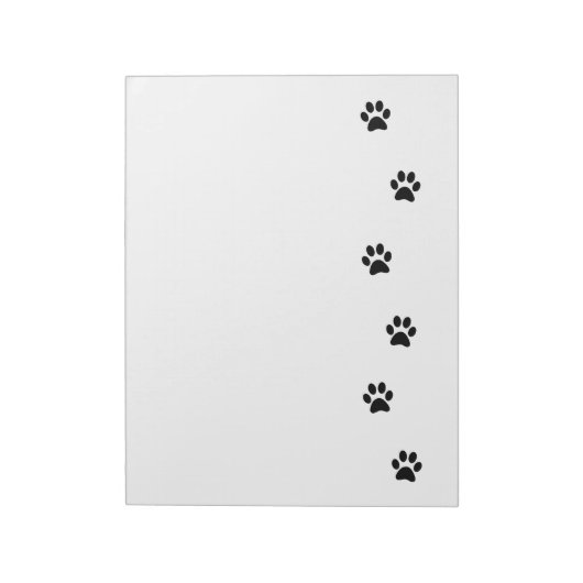 Niedliche Schwarz-Weiß-Pasten und das Leben genieß Notizblock (Rotiert)