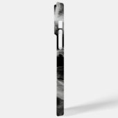 Niedliche Schwarz-weiße Gefärbte Krawatte Case-Mate iPhone Hülle (Rückseite / Links)