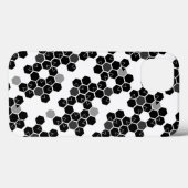 Niedliche Schwarz-weiße Hex-Datenmuster Case-Mate iPhone Hülle (Rückseite (Horizontal))