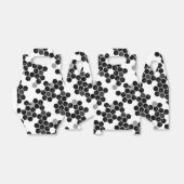 Niedliche Schwarz-weiße Hex-Datenmuster Geschenkschachtel (Ungefaltet)