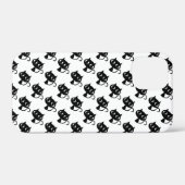 Niedliche Schwarz-weiße Katzen Case-Mate iPhone Hülle (Rückseite (Horizontal))