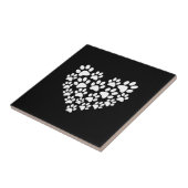 Niedliche Schwarz-weiße Paarbildung Fliese (Seite)