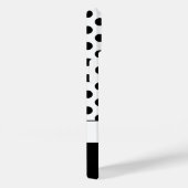 Niedliche Schwarz-weiße Polka-Punkte Retromuster M Case-Mate iPhone Hülle (Rückseite / Rechts)