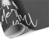 Niedliche Schwarz-weiße schönste Zeit des Jahres Geschenkpapier (Rolleneckpunkt)