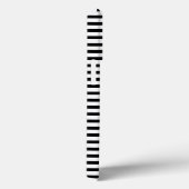 Niedliche, Schwarz-weiße Streifen, modern und stil Case-Mate iPhone Hülle (Rückseite / Rechts)