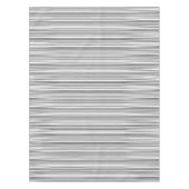 Niedliche Schwarz-weiße Streifen Tischdecke (Vorderseite)