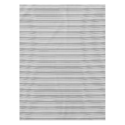 Niedliche Schwarz-weiße Streifen Tischdecke (Vorderseite)
