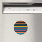 Niedliche schwarzblaue Streifen Magnet (In Situ (Geschirrspüler))