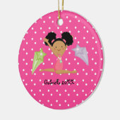 Niedliche schwarze behaarte keramikornament (Links)