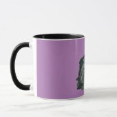 Niedliche Schwarze Chinesische Shar Pei Tasse (Links)