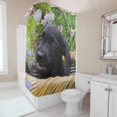 Niedliche schwarze duschvorhang (Beispiel)