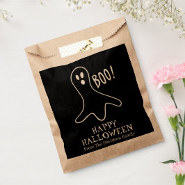 Niedliche Schwarze-Geist-benutzerdefinierte Hallow Geschenktütchen