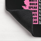 Niedliche Schwarze Geschichte Monat Aka Spaß T-Shi Mousepad (Ecke)