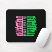 Niedliche Schwarze Geschichte Monat Aka Spaß T-Shi Mousepad (Mit Mouse)