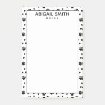 Niedliche schwarze Hundepfähle und Herz - Personal