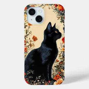 Niedliche Schwarze Katze Case-Mate iPhone Hülle