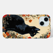 Niedliche Schwarze Katze Case-Mate iPhone Hülle (Rückseite (Horizontal))