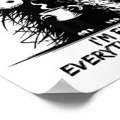 Niedliche schwarze Katze Es ist gut, ich bin gut a Poster (Ecke)