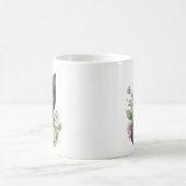 Niedliche schwarze Katze Kaffeetasse (Mittel)