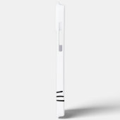 Niedliche schwarze Katze mit Herz Case-Mate iPhone Hülle (Rückseite / Links)