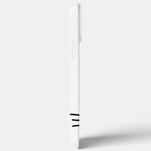 Niedliche schwarze Katze mit Herz Case-Mate iPhone Hülle (Rückseite / Rechts)