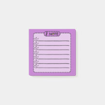 Niedliche schwarze Katze Personalisiert Post-it-Hi