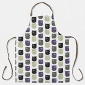 Niedliche schwarze Katze Schürze (Vorderseite)