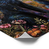 Niedliche schwarze Katzen Poster (Ecke)