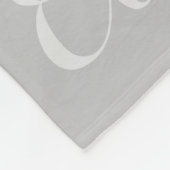 Niedliche schwarze Katzenrosa Polka Punkte Fügen S Fleecedecke (Ecke)