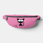 NIEDLICHE SCHWARZE KATZFUNNY FANNY PACK BAUCHTASCHE (Ablage )