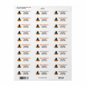 Niedliche Schwarze Kitten mit Jack-O-Lanterns Hall (Vorne)