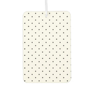 Niedliche schwarze Polka-Punkte-Muster elegant sti Autolufterfrischer