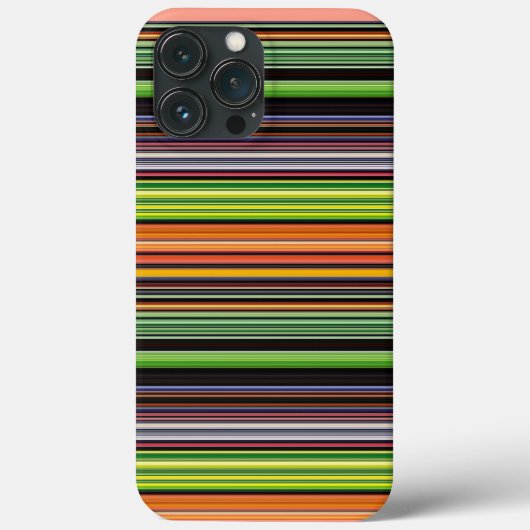 Niedliche schwarze Streifen Case-Mate iPhone Hülle (Rückseite)