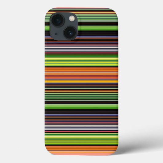 Niedliche schwarze Streifen Case-Mate iPhone Hülle (Rückseite)