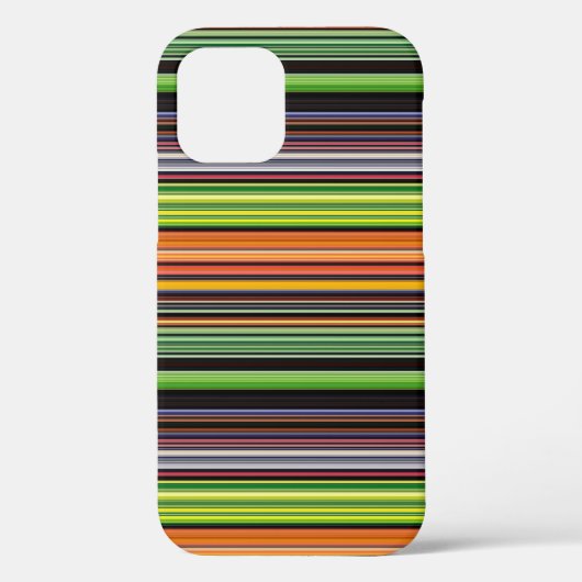 Niedliche schwarze Streifen Case-Mate iPhone Hülle (Rückseite)