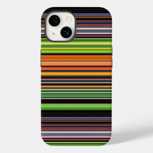 Niedliche schwarze Streifen Case-Mate iPhone 14 Hülle