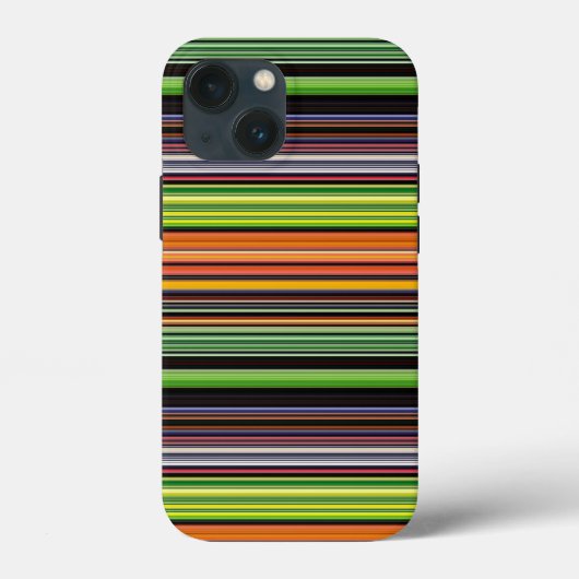 Niedliche schwarze Streifen Case-Mate iPhone Hülle (Rückseite)