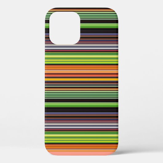 Niedliche schwarze Streifen Case-Mate iPhone Hülle (Rückseite)
