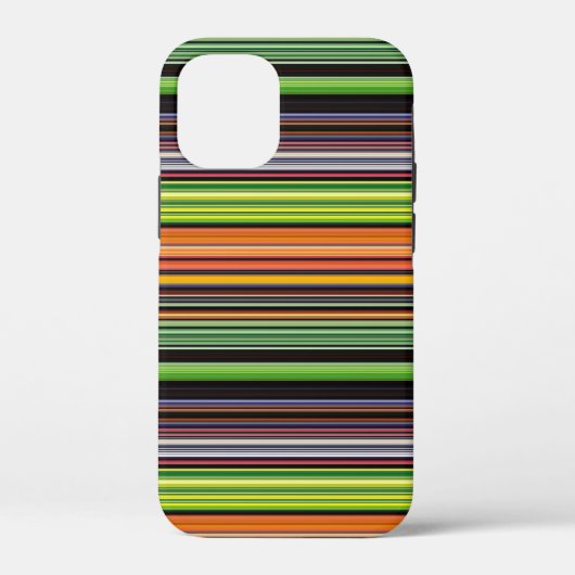 Niedliche schwarze Streifen Case-Mate iPhone Hülle (Rückseite)