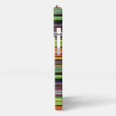 Niedliche schwarze Streifen iPhone Hülle (Linke Seite)