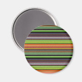 Niedliche schwarze Streifen Magnet (Vorderseite/Rückseite)